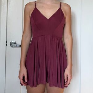 Urban Outfitters Maroon Romper